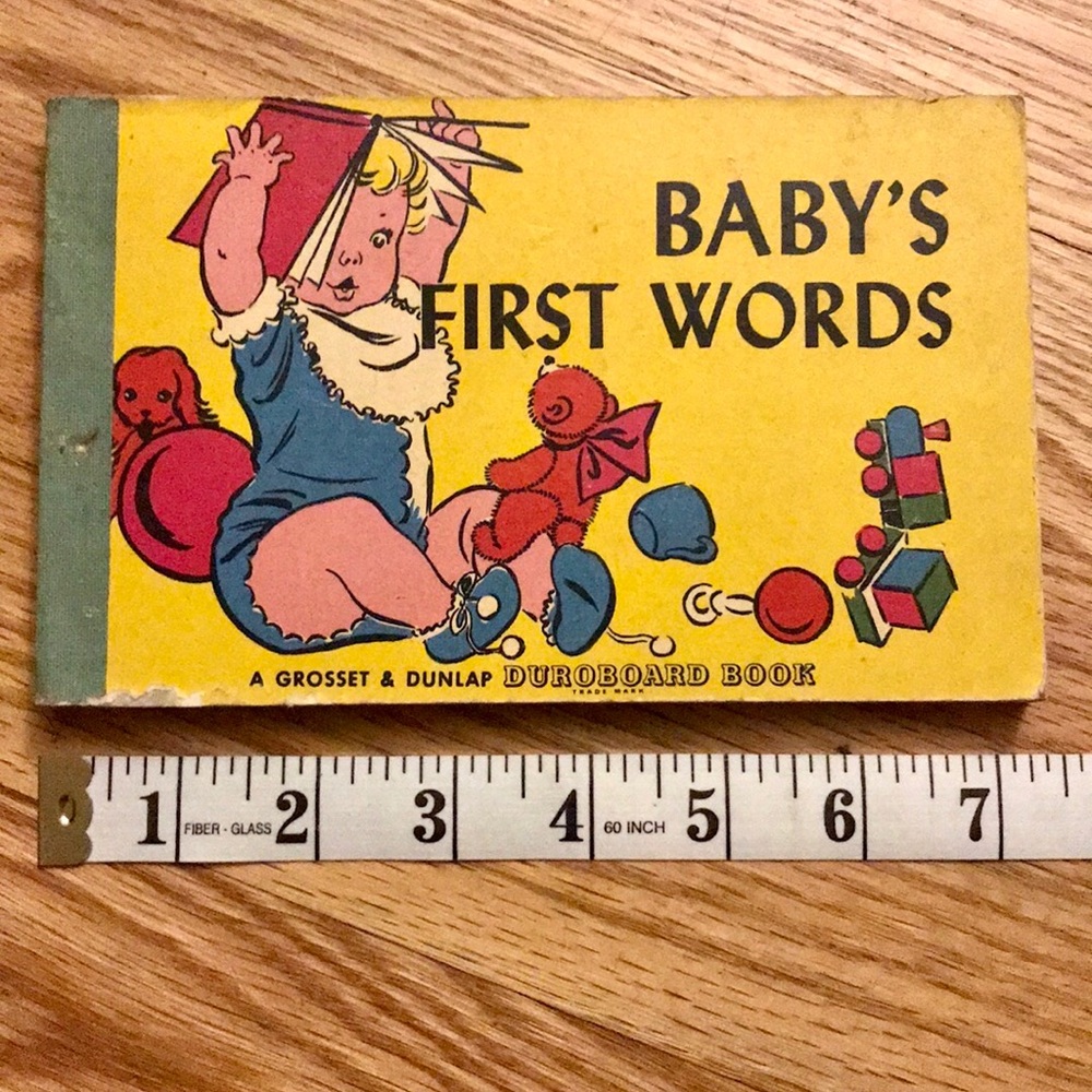 BABY’S FIRST WORDS By Grosset and Dunlap/Rare book